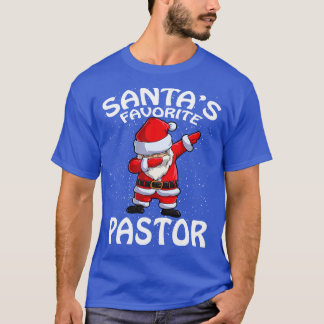T-shirt Noël du pasteur favori de Santas