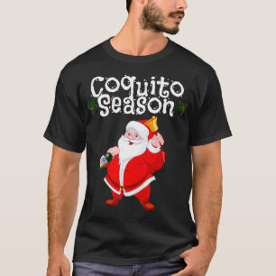 T-shirt Noël du Père Noël drôle Porto-Rico Coquito S