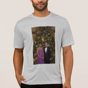 T-shirt Noël du président Barack Obama et de Michelle