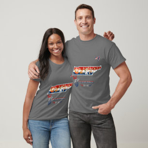T-shirt Noël du Tennessee