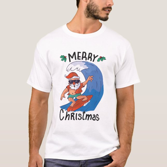 T-shirt Noël en juillet (Devant)