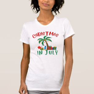 T-shirt Noël En Juillet