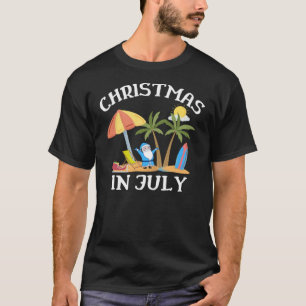 T-shirt Noël En Juillet