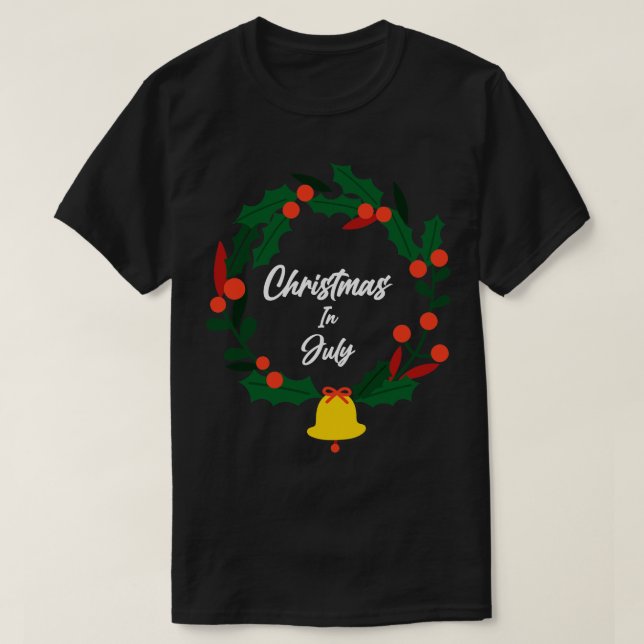 T-shirt Noël en juillet (3) (Design devant)