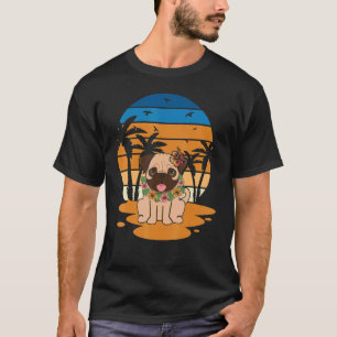 T-shirt Noël En Juillet Carlin Chien À La Plage Propriétai