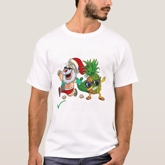 T-shirt Noël En Juillet Mi Année (Devant)
