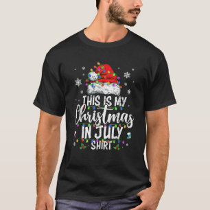 T-shirt Noël en juillet Santa Hat Summer Beach Vacances