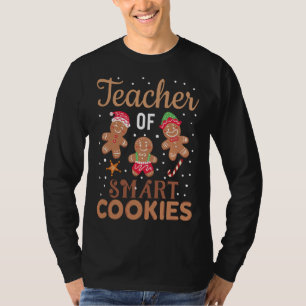 T-shirt Noël Enseignant Cute Gingerbread Cookies