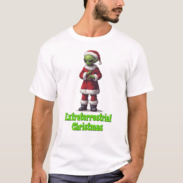 T-shirt Noël extra-terrestre (Devant)