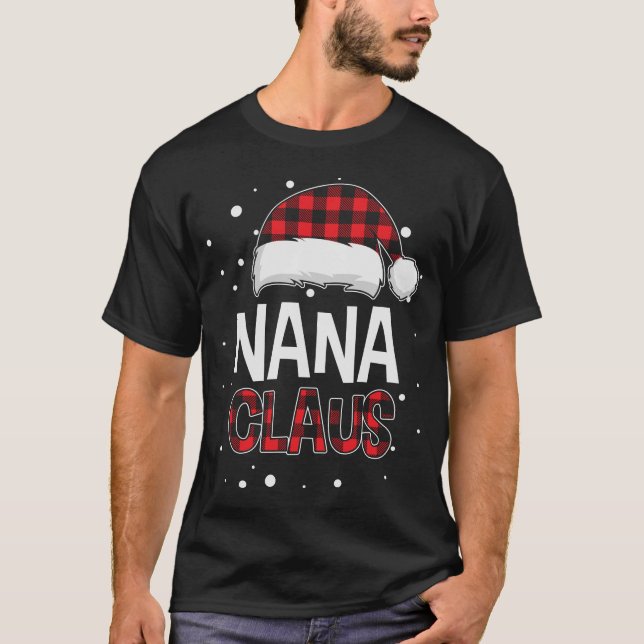 T-shirt Noël familial Nana Claus (Devant)