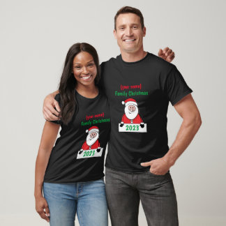 T-shirt Noël familial personnalisé