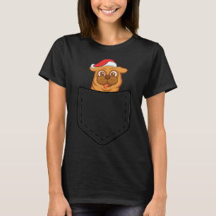 T-shirt Noël faux pug de poche ! Essentiel 667