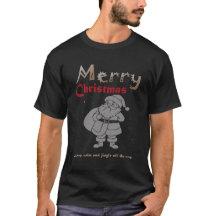 T-shirt Noël Gardez votre calme et tenez bon chemi