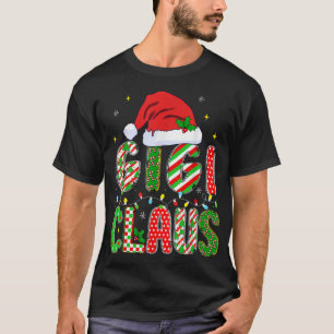 T-shirt Noël Gigi Claus Maman Femmes Famille