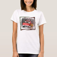 Noël Gnome Sweet Gnome Camion Rouge Plaid Rustique