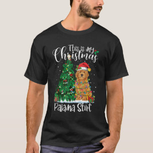 T-shirt Noël Goldendoodle Reindeer Pajama Chien Xmas