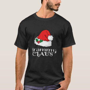 T-shirt Noël Grammy Claus Correspondant Pyjama Santa Hat X