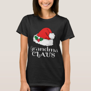 T-shirt Noël Grand-mère Claus Correspondant Pyjama Santa C