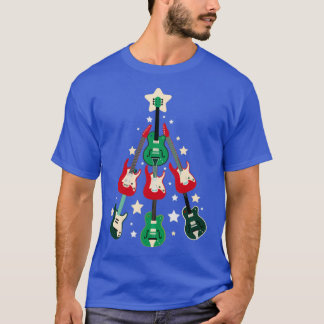 T-shirt Noël guitare