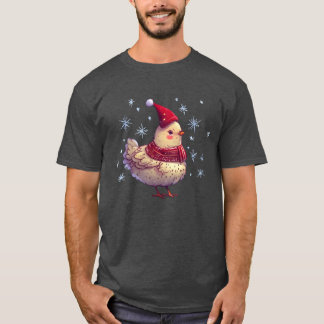 T-shirt noël hen drôle