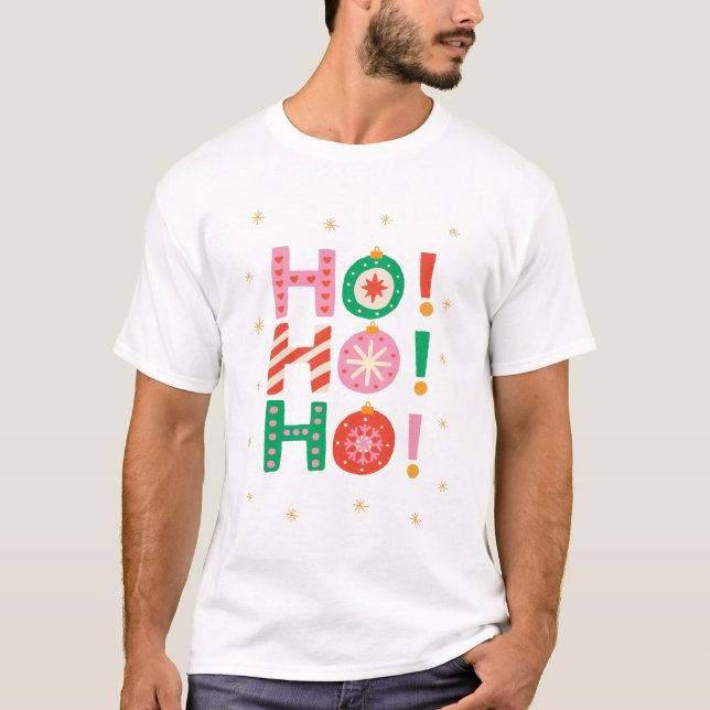 T-shirt Noël Ho-ho-ho (Devant)