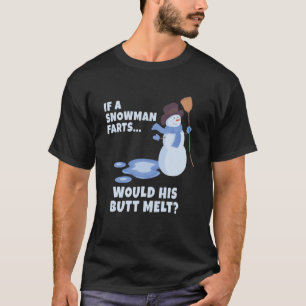 T-shirt Noël I Snowman Farts I Christmas Noël
