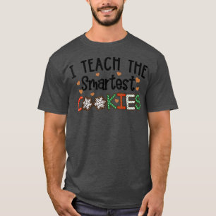T-shirt Noël J'Enseigne Les Cookies Les Plus Intelligents 
