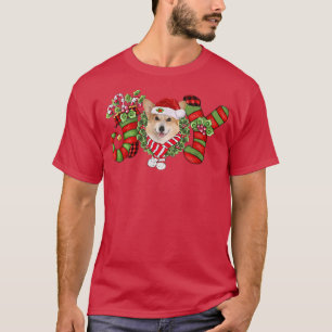 T-shirt Noël Joy Nwarf Stocking Corgi
