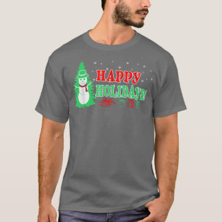 T-shirt Noël Joyeuses fêtes Noël Cadeau de Noël