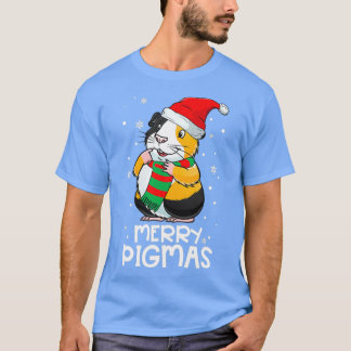 T-shirt Noël Joyeux Pigmas Drôle Noël Pajama Cadeaux pour