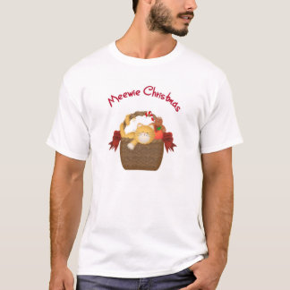 T-shirt Noël Kitty de Meewie