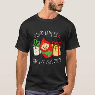 T-shirt Noël L&d Travail Et Livraison Infirmières Envelopp