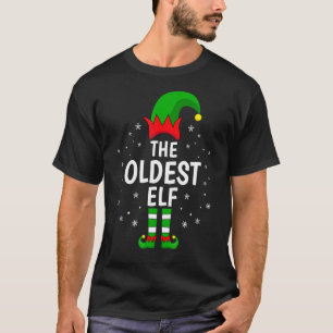T-shirt Noël La Famille La Plus Ancienne De Noël Qui Corre