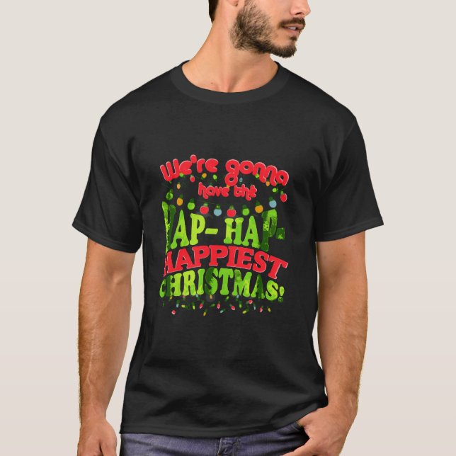 T-shirt Noël le plus joyeux de Hap Hap - Vacances amusante (Devant)