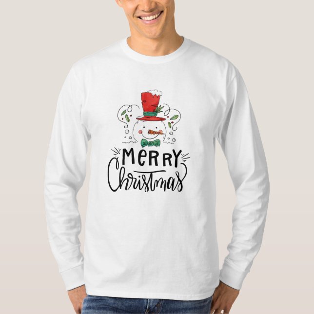 T-shirt Noël magnifique (Devant)