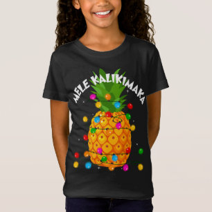 T-Shirt Noël Mele Kalikimaka Ananas Lover Hawaii X