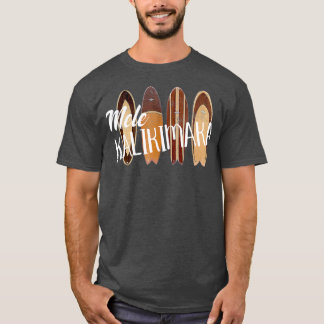 T-shirt Noël Mele Kalikimaka planches de surf Vintages