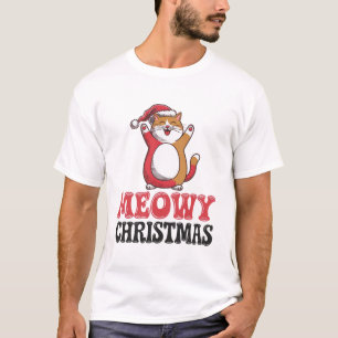T-shirt Noël Meowy