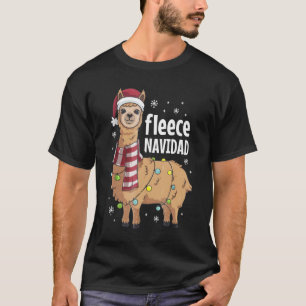 T-shirt Noël mignon drôle de lama de Feliz Navidad