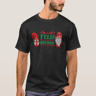 T-shirt Noël Mittens Gnome mignonne vacances Couple Joyeux