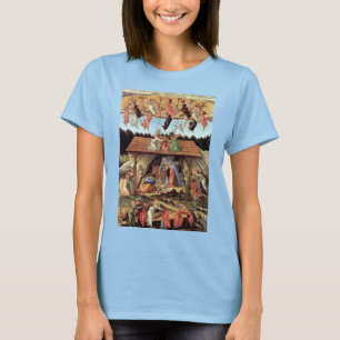 T-shirt Noël, Nativité, Naissance du Christ de Botticelli