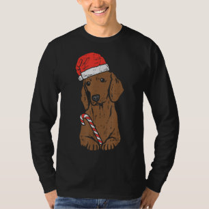 T-shirt Noël Noël de Noël de Noël de Dachshund Wiener Dog