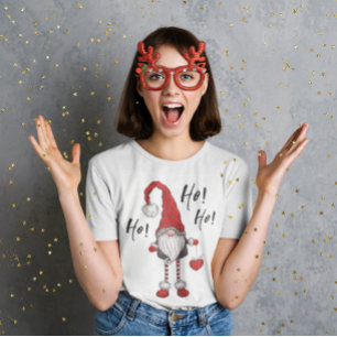 T-shirt Noël Nordic Gnome Ho Ho Ho