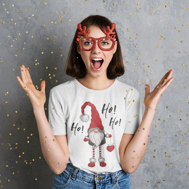 T-shirt Noël Nordic Gnome Ho Ho Ho (Créateur téléchargé)