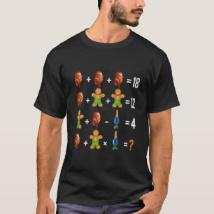 T-shirt Noël Ordre des opérations Quiz Math Enseignant T