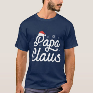 T-shirt Noël papa claus mas garçon
