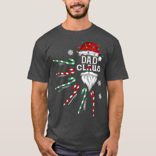 T-shirt Noël Papa Claus Papa Beard Candy