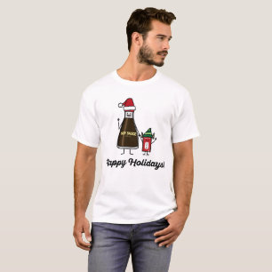 T-shirt Noël Père Noël d'enfant d'enfant de paquet de