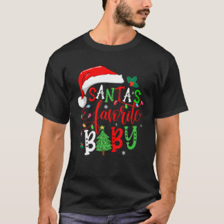 T-shirt Noël Père Noël Favori Baby Family Matching Co