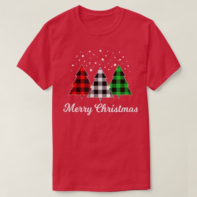 T-shirt Noël Père Noël Tree Noël Noël Jour férié (Design devant)